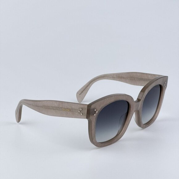 Celine Women BRAND NEW Sunglasses Grey Silver Smoke Gradient Geometric CL4002UN main image 6
